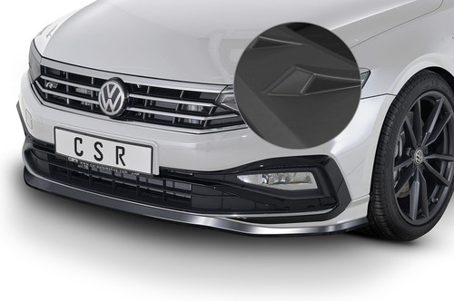 VW Passat B8 R-Line 19-  Накладка на передний бампер Cupspoilerlippe матовая