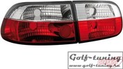 Honda Civic 92-95 3D Фонари красно-белые
