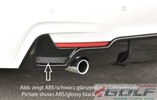 BMW F32/F33/F36 12-15/15- Диффузор заднего бампера carbon look
