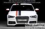 Audi A4/S4 11-15 Передний бампер под решетку RS4