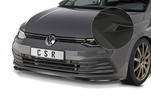 VW Golf 8 (Typ CD) 19- Накладка на передний бампер Carbon look матовая