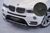 BMW X3 (F25) 14-17 Накладка на передний бампер Carbon look матовая