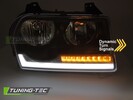 CHRYSLER 300 05-08 99-05 Фары tube light с бегающими поворотниками черные