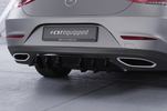 Mercedes Benz CLS (C257) Coupe 18-21 Накладка на задний бампер Carbon look