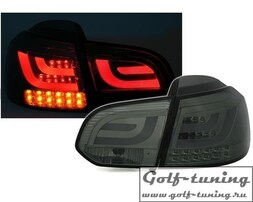 VW Golf 6 Фонари светодиодные, тонированные Lightbar design