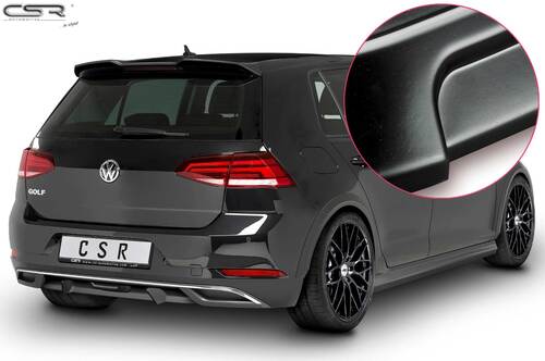 VW Golf 7 17-20 Накладка на задний бампер матовая