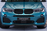 BMW X4 (F26) M-Paket 14- Накладка переднего бампера Carbon look
