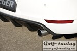 VW Golf 6 GTI/+Cabrio Диффузор для заднего бампера
