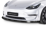 Tesla Model 3 17- Накладка на передний бампер Carbon look