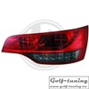 Audi Q7 05-09 Фонари светодиодные, красно-тонированные