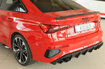 Audi A3/S3 GY Sportback 19- Диффузор для S Line бампера