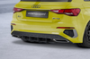 Audi A3 8Y Sportback S-Line 20- Накладка на задний бампер Racing c CSR-logo