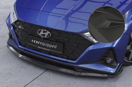 Hyundai I20 N/N-Line 20- Накладка на передний бампер Carbon look матовая