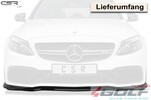 Mercedes C-Klasse W205/S205 C63/C63S AMG 14- Накладка на передний бампер Cupspoilerlippe глянцевая