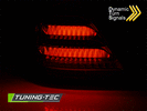 MERCEDES W203 Седан 00-04 Фонари led bar design красно-тонированные с бегающим поворотником