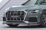 Audi A6 C8 универсал Allroad 19- Накладка на передний бампер  Carbon look матовая