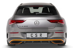 Mercedes Benz CLA X118 AMG-Line 19- Накладка на задний бампер/диффузор глянцевая