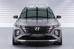 Hyundai Tucson 4 N-Line 20- Накладка на передний бампер глянцевая