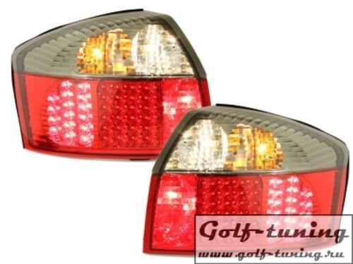 Audi A4 B6 00-04 Седан Фонари светодиодные, красно-тонированные