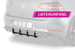 VW Golf 7 R 17-19 Накладка на задний бампер c CSR-logo