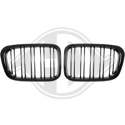 BMW E46 98-01 Решетки радиатора (ноздри) глянцевые