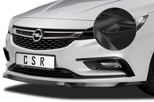 Opel Astra K 15- Накладка на передний бампер глянцевая