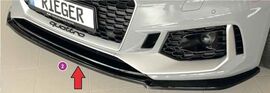 Audi RS5 (B9/F5) 17-20 Coupe/sportback Сплиттер для переднего бампера глянцевый