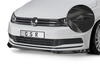 VW Touran II 15- Накладка на передний бампер Carbon look