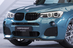 BMW X4 (F26) M-Paket 14- Накладка переднего бампера глянцевая