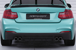 BMW 2er F22/F23 M-Paket 13-21 Накладка на задний бампер глянцевая