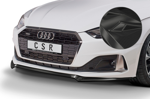 Audi A5 19- Накладка переднего бампера Carbon look