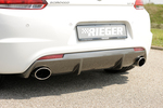 VW Scirocco 3 08-14/14- Накладка на задний бампер carbon look