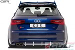 Audi A3 8V Sportback/3Дв S-Line/S3 12-16 Накладка на задний бампер/диффузор
