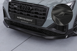 Audi Q2 S-Line 20- Накладка на передний бампер глянцевая