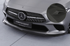 Mercedes Benz CLS (C257) 18- Накладка переднего бампера Carbon look матовая