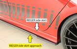 Seat Leon 4 (KL) Хэтчбек\Универсал: 20- Сплиттеры нижние для накладок на пороги rieger