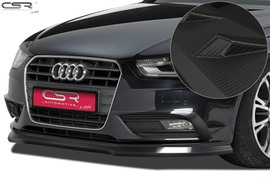 Audi A4 B8 11-15 Накладка на передний бампер Carbon look