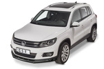 VW Tiguan 1 2011-2016 Накладка на передний бампер матовая