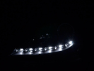 Mercedes-Benz SLK (171) 04-11 Фары с LED габаритами черные