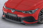 VW Golf 8 GTI Clubsport 2020- Накладка на передний бампер глянцевая