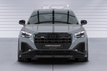 Audi Q2 S-Line 20- Накладка на передний бампер Carbon look матовая
