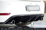 VW Golf 6 GTI/+Cabrio Диффузор для заднего бампера Carbon Look