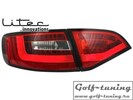 Audi A4 B8 08-11 Универсал Фонари светодиодные, красно-тонированные