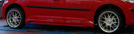 Peugeot 207 Накладки на пороги