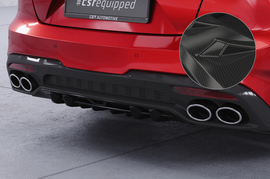 Kia Stinger GT 17- Накладка на задний бампер Carbon look