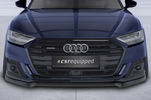 Audi A8 S-Line 17-21 Накладка на передний бампер Carbon look