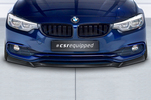 BMW 4er F36 Gran Coupe 17-21 Накладка на передний бампер Carbon look матовая