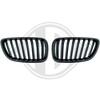 BMW F22/23 13-17 Решетки радиатора (ноздри) черные M-Performance Look