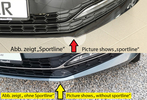 Skoda Superb 3 (3T/3V) Sportline Седан/Универсал 19- Накладка на передний бампер /сплиттер глянец