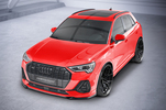 Audi Q3 S-Line 18- Накладка на передний бампер Carbon look